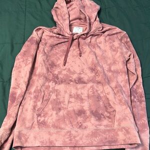 Women's Pink Tie-Dye Hoodie